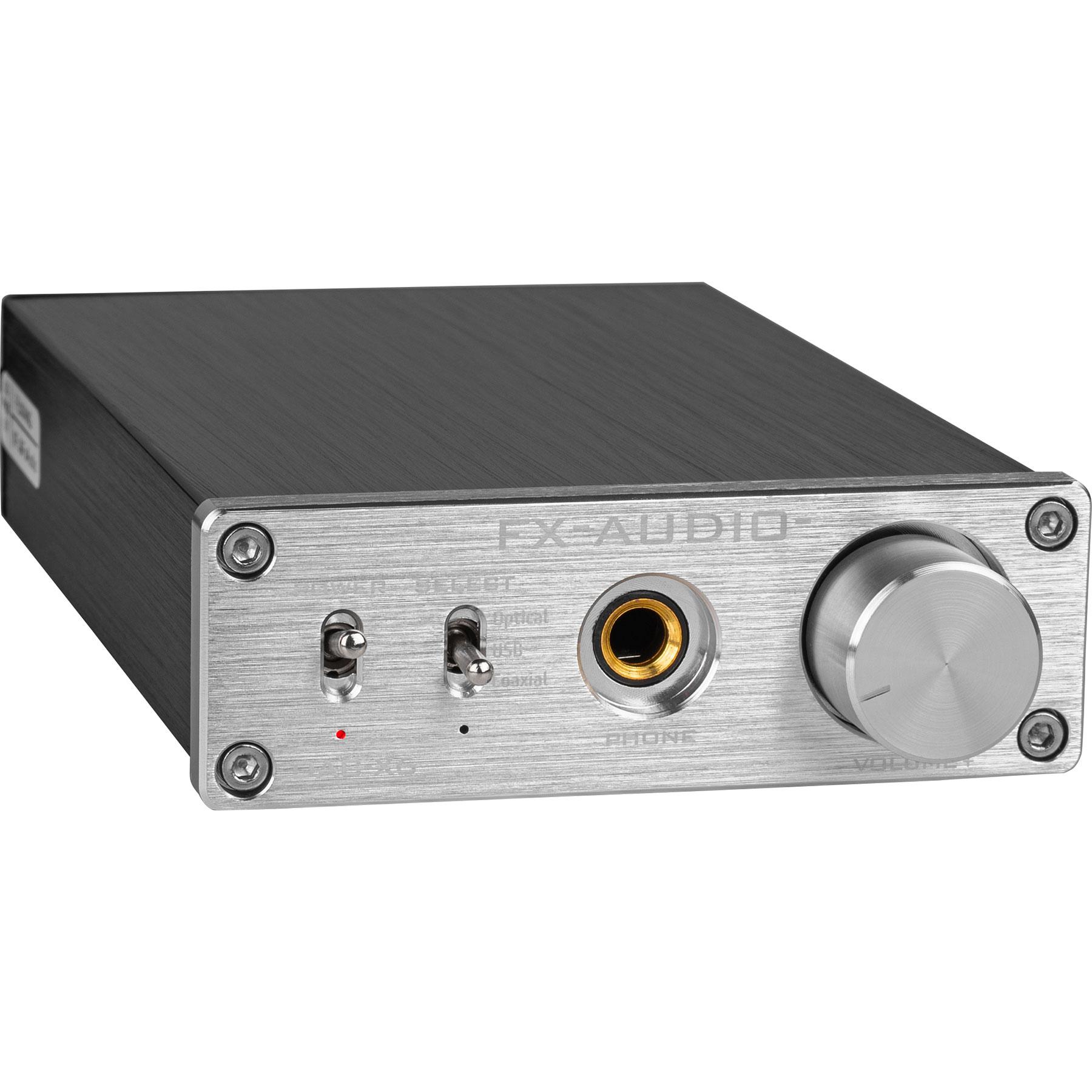 Fx Audio Dac X6 Hi Fi 24 Bit 192 Khz Dac With Headphone Output Silver